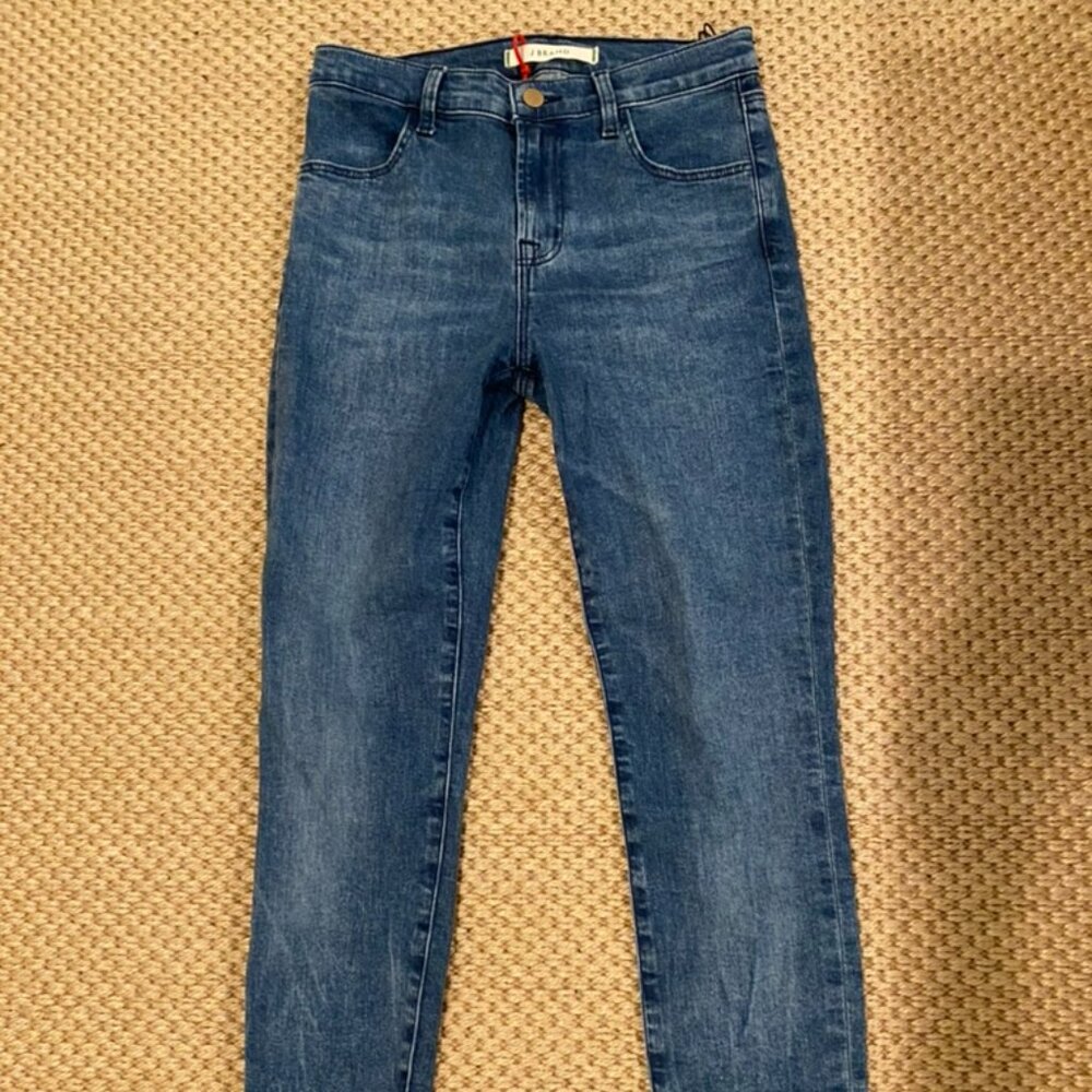 JBRAND Alanna High Rise Crop Skinny Jean